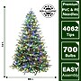 Fraser Hill Farm 7.5 ft. Oregon Pine Pre-Lit Artificial Christmas Tree, 700 Lights (FFOP075-6GR)	~#|#~sp227532024_sc7