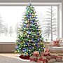 Fraser Hill Farm 7.5 ft. Oregon Pine Pre-Lit Artificial Christmas Tree, 700 Lights (FFOP075-6GR)	~#|#~sp227532027_sc7