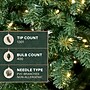 Fraser Hill Farm 7.5 ft. Noel Pine Pre-Lit Artificial Christmas Tree, 400 Lights (FFNL075-6GR)	~#|#~sp227532050_sc7