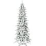 Fraser Hill Farm 9 ft. Slim Mountain Pine Flocked Artificial Christmas Tree (FFMPS090-0SN)	~#|#~sp227532052_sc7