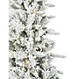 Fraser Hill Farm 7.5 ft. Slim Mountain Pine Flocked Pre-Lit Artificial Christmas Tree, 500 Lights (FFMPS075-5SN)	~#|#~sp227532265_sc7