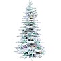 Fraser Hill Farm 12 ft. Flocked Mountain Pine Pre-Lit Artificial Christmas Tree, 1600 Lights (FFMP012-6SN)	~#|#~sp227532406_sc7
