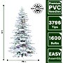 Fraser Hill Farm 12 ft. Flocked Mountain Pine Pre-Lit Artificial Christmas Tree, 1600 Lights (FFMP012-6SN)	~#|#~sp227532408_sc7