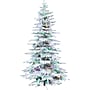 Fraser Hill Farm 10 ft. Flocked Mountain Pine Pre-Lit Artificial Christmas Tree, 1100 Lights (FFMP010-6SN)	~#|#~sp227532442_sc7