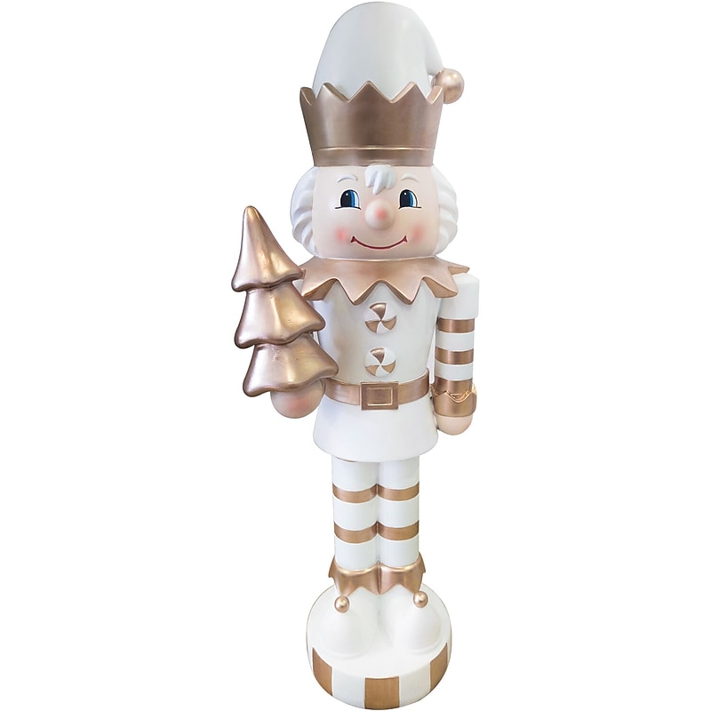 Fraser Hill Farm 36" Elf Nutcracker Figurine (FFMG036-0ELF-GLD) image 1