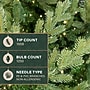 Fraser Hill Farm 7.5 ft. Foxtail Pine Pre-Lit Artificial Christmas Tree, 1250 Lights (FFFX075-5MGR)	~#|#~sp227532883_sc7