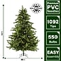 Fraser Hill Farm 6.5 ft. Foxtail Pine Pre-Lit Artificial Christmas Tree, 550 Lights (FFFX065-5GR)	~#|#~sp227532892_sc7