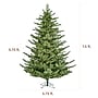 Fraser Hill Farm 7.5 ft. Foxtail Pine Pre-Lit Artificial Christmas Tree, 1250 Lights (FFFX075-5MGR)	~#|#~sp227532897_sc7