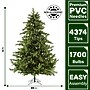 Fraser Hill Farm 10 ft. Foxtail Pine Pre-Lit Artificial Christmas Tree, 1700 Lights (FFFX010-5GR)	~#|#~sp227532901_sc7
