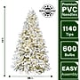 Fraser Hill Farm 7.5-ft. Green Christmas Half Tree (FFHTA075-5SN)~#|#~sp227532998_sc7