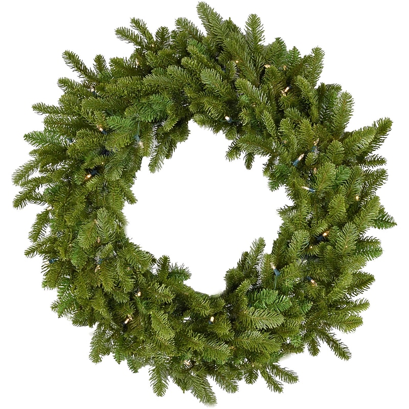 Fraser Hill Farm 48" Grandland Artificial Holiday Wreath (FFGT048W-5GR) image 1