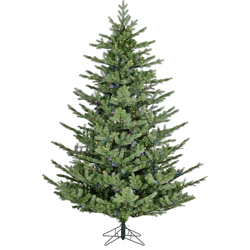 Fraser Hill Farm 7.5 ft. Foxtail Pine Pre-Lit Artificial Christmas Tree, 1250 Lights (FFFX075-6MGR) image 1