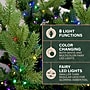 Fraser Hill Farm 7.5 ft. Foxtail Pine Pre-Lit Artificial Christmas Tree, 1250 Lights (FFFX075-6MGR)	~#|#~sp227533032_sc7