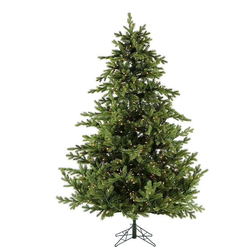 Fraser Hill Farm 6.5 ft. Foxtail Pine Pre-Lit Artificial Christmas Tree, 550 Lights (FFFX065-5GR) image 1