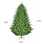 Fraser Hill Farm 7.5 ft. Centerville Pine Pre-Lit Artificial Christmas Tree, 1150 Lights (FFCV075-5MGR)	~#|#~sp227533097_sc7