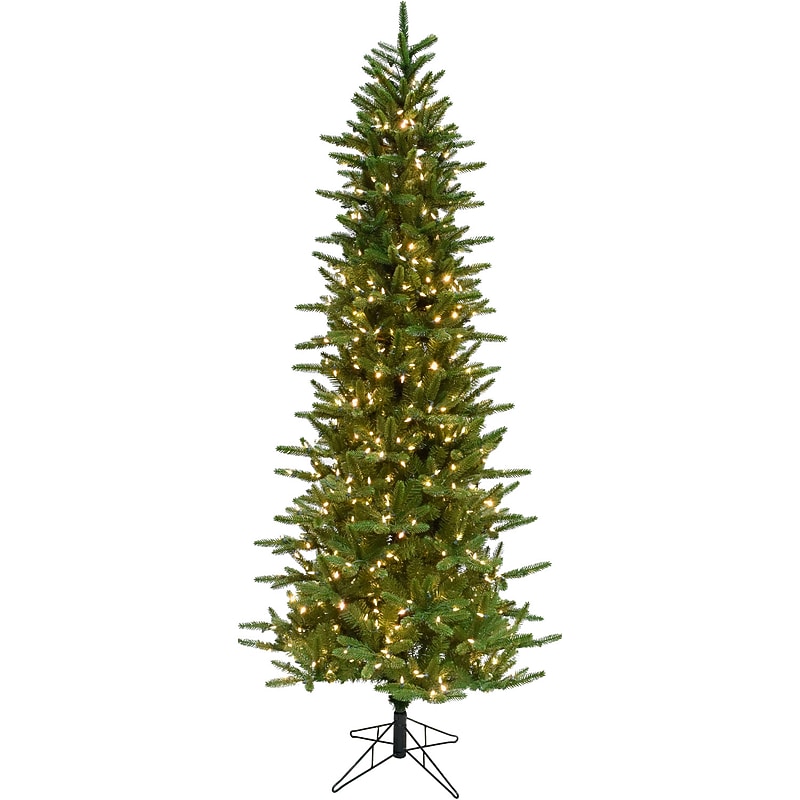 Fraser Hill Farm 9 ft. Carmel Pine Pre-Lit Artificial Christmas Tree, 900 Lights (FFCP090-5GR) image 1