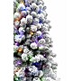 Fraser Hill Farm 7.5 ft. Flocked Alaskan Pine Pre-Lit Artificial Christmas Tree, 800 Lights (FFAF075-6SN)	~#|#~sp227533872_sc7