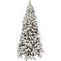 Fraser Hill Farm 9 ft. Flocked Alaskan Pine Pre-Lit Artificial Christmas Tree, 900 Lights (FFAF090-3SN)	~#|#~sp227533877_sc7