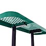 Flash Furniture Creekside Square Outdoor Picnic Table with Mesh Top and Seats, Green (SLFEMS46GN)~#|#~sp227538298_sc7