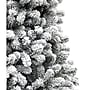 Fraser Hill Farm 6.5 ft. Flocked Alaskan Pine Artificial Christmas Tree (FFAF065-0SN)	~#|#~sp227539478_sc7