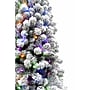 Fraser Hill Farm 10 ft. Flocked Alaskan Pine Pre-Lit Artificial Christmas Tree, 1150 Lights (FFAF010-6SN)	~#|#~sp227539491_sc7
