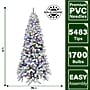 Fraser Hill Farm 12 ft. Flocked Alaskan Pine Pre-Lit Artificial Christmas Tree, 1700 Lights (FFAF012-6SN)	~#|#~sp227539587_sc7