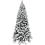Fraser Hill Farm 6.5 ft. Flocked Alaskan Pine Artificial Christmas Tree (FFAF065-0SN)	~#|#~sp227539608_sc7