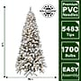 Fraser Hill Farm 12 ft. Flocked Alaskan Pine Pre-Lit Artificial Christmas Tree, 1700 Lights (FFAF012-3SN)	~#|#~sp227539671_sc7