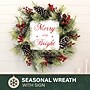 Fraser Hill Farm 26" Frosted Wreath (FF026CHWR001-0GR)~#|#~sp227539790_sc7