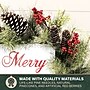 Fraser Hill Farm 26" Frosted Wreath (FF026CHWR001-0GR)~#|#~sp227539819_sc7