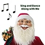 Fraser Hill Farm 58" Dancing Santa with Bear (FASC058D-14RED)~#|#~sp227539977_sc7