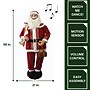Fraser Hill Farm 58" Dancing Santa with Naughty & Nice List, Gifts, and Toy Sack (FASC058D-11RED)~#|#~sp227539981_sc7