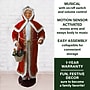 Fraser Hill Farm 58" Dancing Mrs. Claus Life-Size Motion-Activated Christmas Animatronic (FAMC058D-23RED)~#|#~sp227540034_sc7