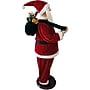 Fraser Hill Farm 58" Dancing Santa with Bear (FASC058D-14RED)~#|#~sp227540205_sc7
