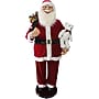 Fraser Hill Farm 58" Dancing Santa with Bear (FASC058D-14RED)~#|#~sp227540259_sc7