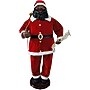 Fraser Hill Farm 58" African American Dancing Santa with Naughty & Nice List (FASC058-2RD1-AA)~#|#~sp227540449_sc7