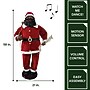 Fraser Hill Farm 58" African American Dancing Santa with Naughty & Nice List (FASC058-2RD1-AA)~#|#~sp227540452_sc7