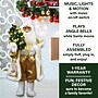 Fraser Hill Farm 3-Ft. Music and Motion Santa (FASC036M-19WHTGLD)~#|#~sp227540517_sc7