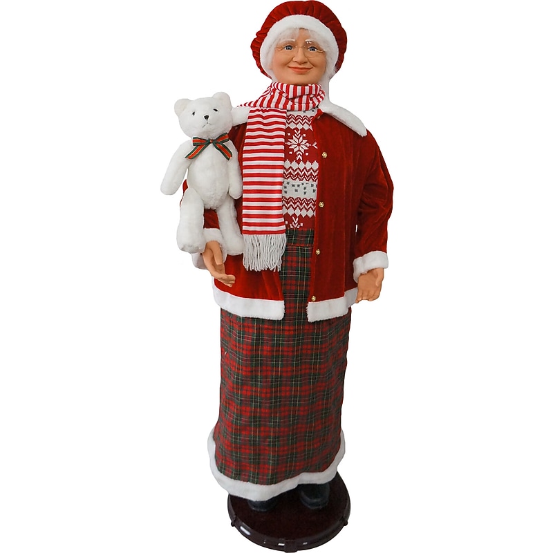 Fraser Hill Farm 58" Dancing Mrs. Claus (FAMC058-2RD2) image 1