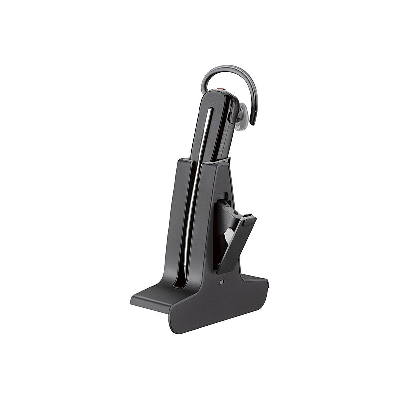 Poly Savi 8245 Office Series DECT Wireless Bluetooth In-Ear Headset, UC Certified, Black (7W6B6AA#ABA) image 1