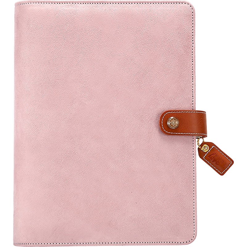 Webster's Pages Soft Lilac Color Crush A5 Faux Leather 6-Ring Planner Binder 7.5"X10" (A5001-LS) image 1
