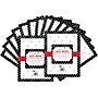Barker Creek Dots Computer Paper, 8.5" x 11", 60 lbs., Black/White, 100 Sheets/Pack (BC3609)~#|#~sp22804104_sc7