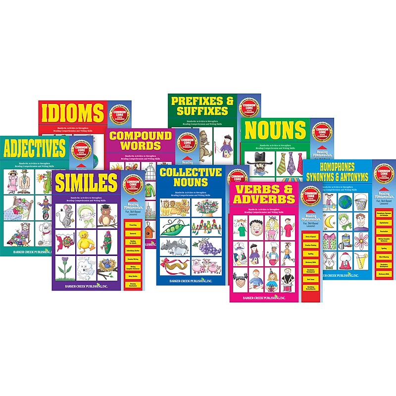 Barker Creek Reading FUNdamentals Grammar Activity Book Set, 9/Set  (LL3501) image 1