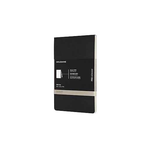 Moleskine Pro Pad, Large, Black (620916) Staples