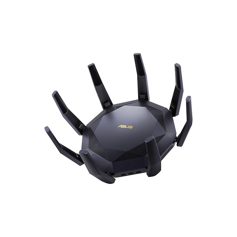 Asus RT-AX88U AX & AC Dual Band MU-MIMO WiFi 6 Gaming Router, Black/Gold (RT-AX89X) image 1