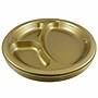 JAM Paper 10 1/4" 3-Compartment Plastic Plates, Gold, 20 Plates/Pack (10255CPGLS)~#|#~sp228808757_sc7