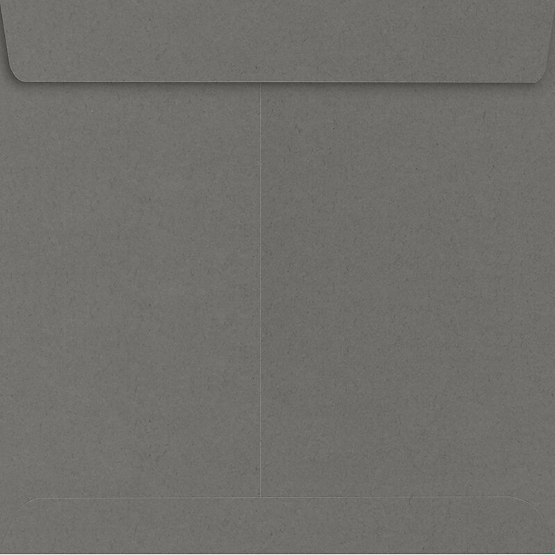 JAM Paper 7 1/2 x 7 1/2 Square Envelopes ,80 lb,50 Pack, Gray (EX8555-22-50) image 1