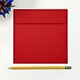 JAM Paper 6 x 6 Square Envelopes, Peel & Press, Ruby Red, 50/Pack (8525-18-50)~#|#~sp228873511_sc7
