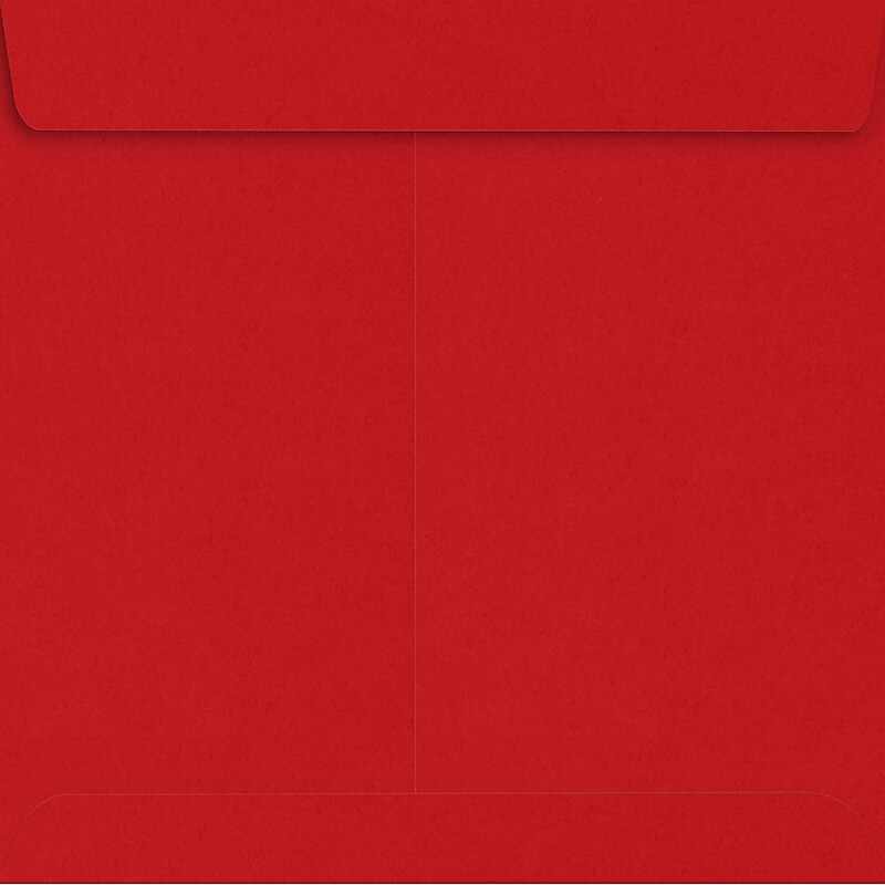 JAM Paper 7 1/2 x 7 1/2 Square Envelopes, Ruby Red, 50 Pack (EX8555-18-50) image 1