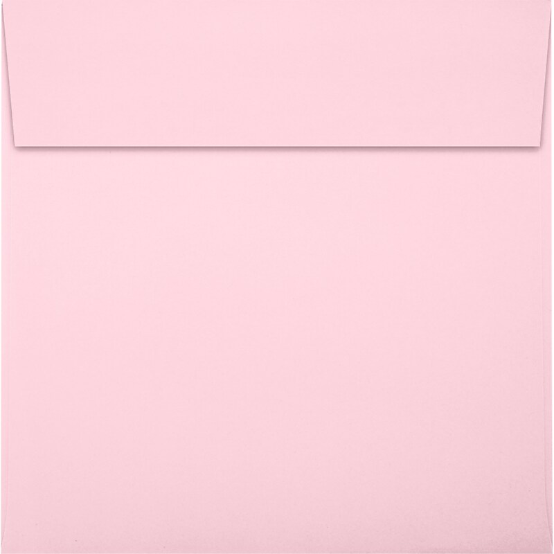 JAM Paper Square Envelopes, Peel & Press, Candy Pink, 6 1/4 x 6 1/4, 500 Pack, (8530-23-500) image 1